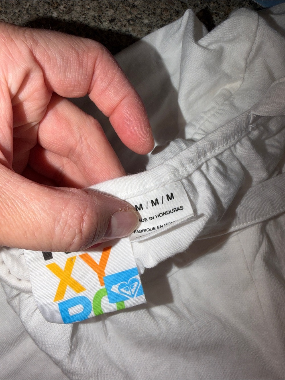 Roxy White Halter Dress with Gathered Bust - Picture 3 of 3